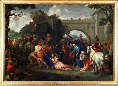 Niesienie krzyża ... autorstwa Charles (studio of ) Le Brun