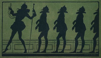 Dwunasta Noc: Malvolio (kolor lito) autorstwa Charles A. Buchel