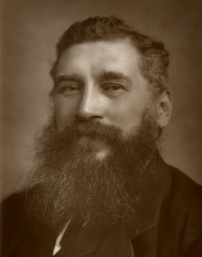 Joseph Knight, brytyjski pisarz i krytyk teatralny, 1884 autorstwa Charles A. Long