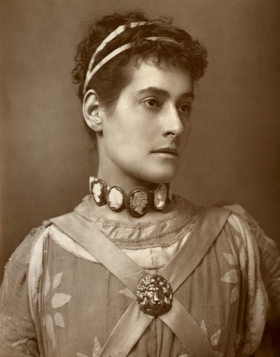 Myra Holme, brytyjska aktorka, 1884 autorstwa Charles A. Long