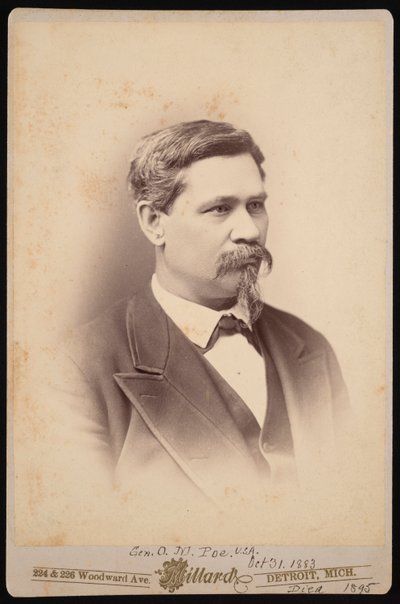Portret Orlando Metcalfe Poe 1832-1895, 31 października 1883. autorstwa Charles A Millard