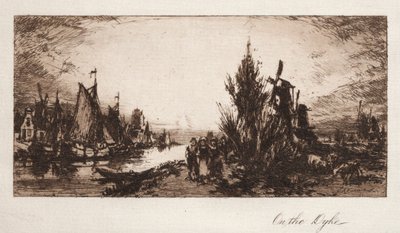 Na grobli, 1885. autorstwa Charles A. Vanderhoof