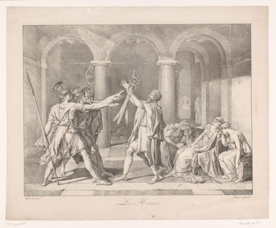 Eed z Horatii Les Horaces (tytuł na obiekcie) autorstwa Charles Achille D