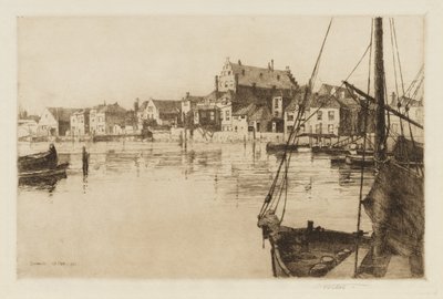 Dordrecht, 1885. autorstwa Charles Adams Platt