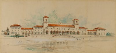 Główny budynek, Richmond Beach Park, Staten Island autorstwa Charles Adams Platt