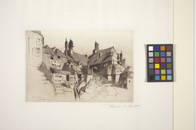 Żyto, Sussex (akwaforta na papierze) autorstwa Charles Adams Platt