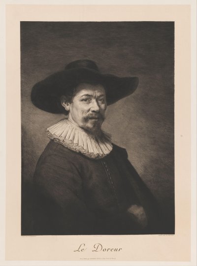 Portret Hermana Doomera Le Doreur (tytuł na obiekcie) autorstwa Charles Albert Waltner