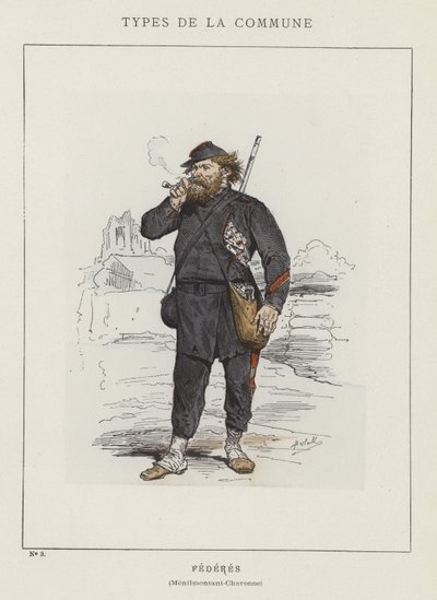 Federes, Menilmontant-Charonne autorstwa Charles Albert d Arnoux Bertall