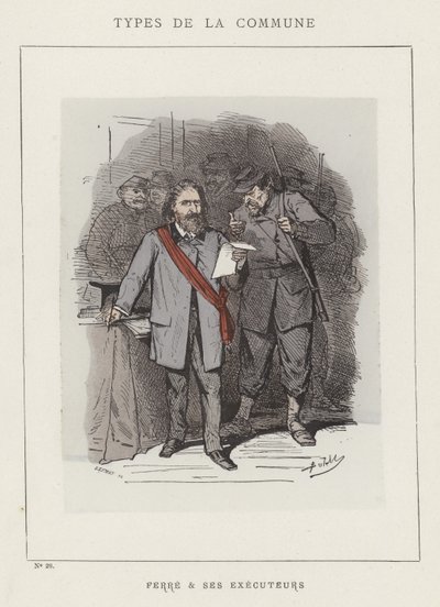 Wykonawcy Ferre i Ses autorstwa Charles Albert d Arnoux Bertall