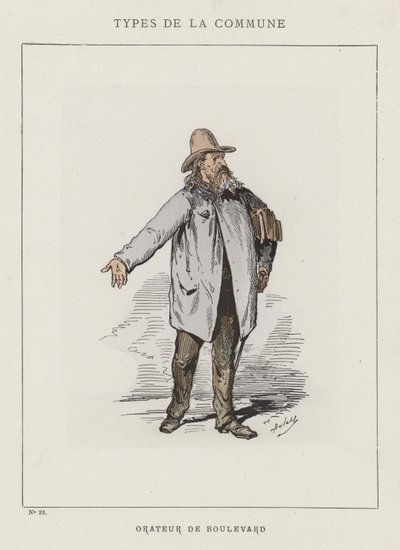 Głośnik bulwarowy autorstwa Charles Albert d Arnoux Bertall