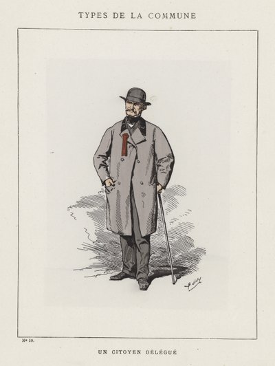 Delegat obywatelski autorstwa Charles Albert d Arnoux Bertall