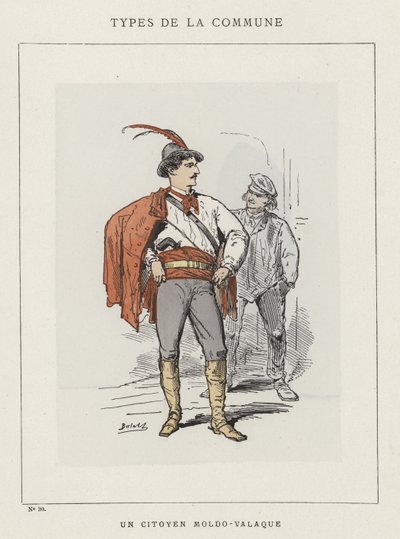 Obywatel mołdawsko-wołoski autorstwa Charles Albert d Arnoux Bertall