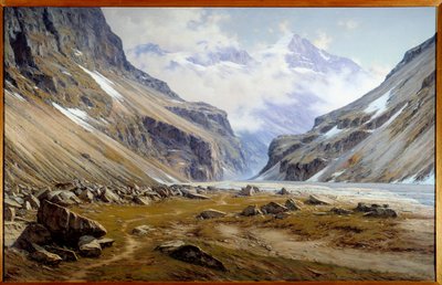 Dolina Veneon w Saint Christophe en Oisans w Alpach Obraz Charlesa Bertiera (1860-1924) 1894 Wymiary 2x3,2 m Grenoble, Muzeum Sztuk Pięknych - Dolina Veneon w Saint Christophe en Oisans w Alpach. Obraz Charlesa Bertiera (1860-1924) autorstwa Charles Alexandre Bertier