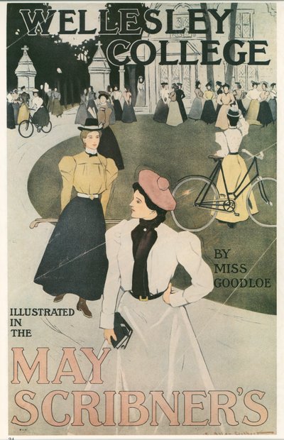 Charles Allan Gilbert: Wellesley College ... (litografia) autorstwa Charles Allan Gilbert