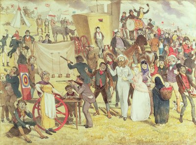 Święto państwowe lub zabawa na targach autorstwa Charles Altamont Doyle
