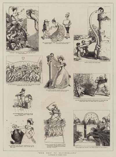 Nasza wycieczka do Blunderlandu autorstwa Charles Altamont Doyle