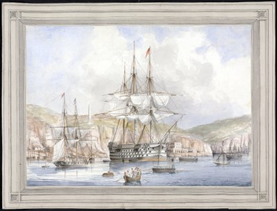 Vue de Malte (Widok na Malcie) - Obraz Charlesa Andrew Dyce