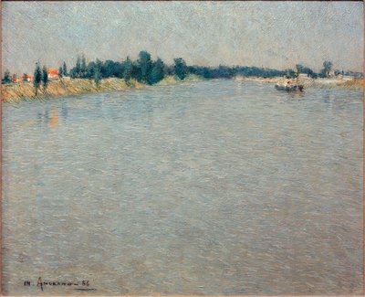 Sekwana - rano autorstwa Charles Angrand