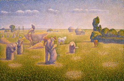 Żniwiarze, 1892 autorstwa Charles Angrand