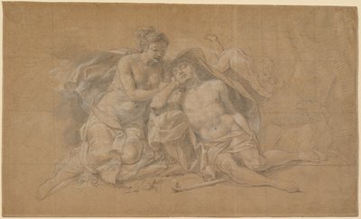Diana i Endymion autorstwa Charles Antoine Coypel