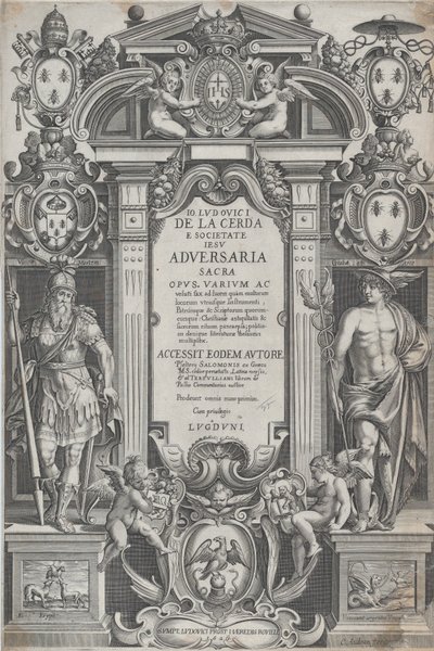Frontyspis „Świętych Nieprzyjaciół”, 1626. autorstwa Charles Audran