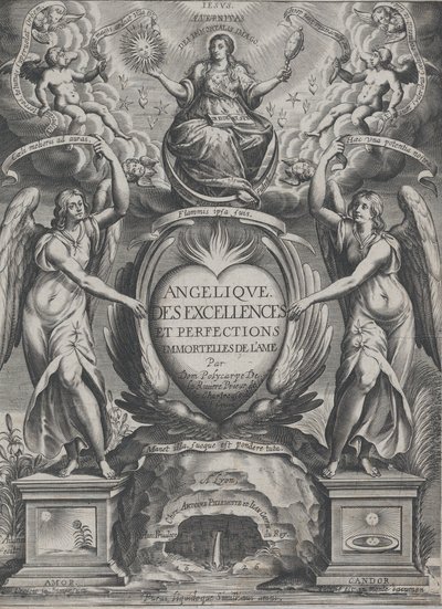 Frontyspis do „Angelique ekscelencji duszy”, 1626. autorstwa Charles Audran