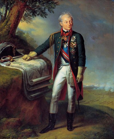 Feldmarszałek Generalissimus Książę Aleksander Suworow, żołnierz rosyjski, 1815. autorstwa Charles Auguste Guillaume Steuben