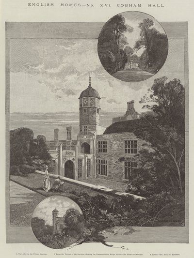 Cobham Hall autorstwa Charles Auguste Loye