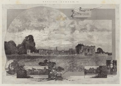 Angielskie domy, Bowood autorstwa Charles Auguste Loye