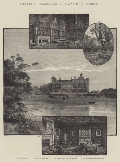 English Homes, Hatfield House autorstwa Charles Auguste Loye