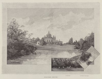 Angielskie domy, Stoke Park autorstwa Charles Auguste Loye