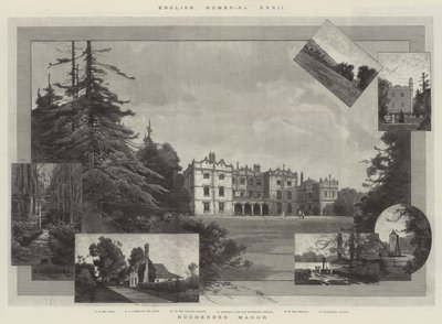 Dwór Hughenden autorstwa Charles Auguste Loye