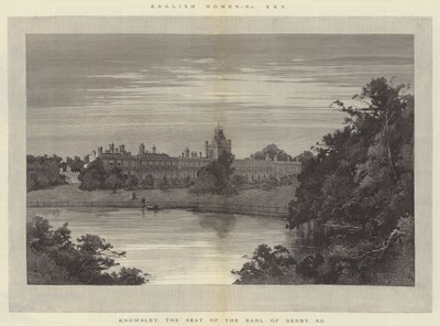 Knowsley, siedziba hrabiego Derby, KG autorstwa Charles Auguste Loye