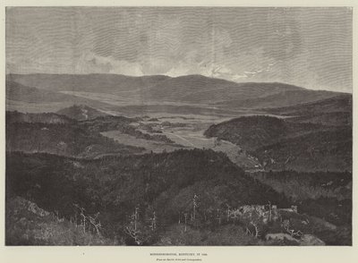 Middlesborough, Kentucky, w 1889 r. autorstwa Charles Auguste Loye