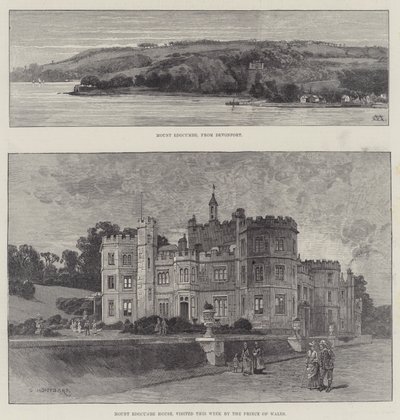 Dom Mount Edgcumbe autorstwa Charles Auguste Loye