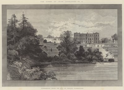Powerscourt House, siedziba wicehrabiego Powerscourt autorstwa Charles Auguste Loye