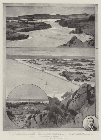 Zapora Nilu autorstwa Charles Auguste Loye