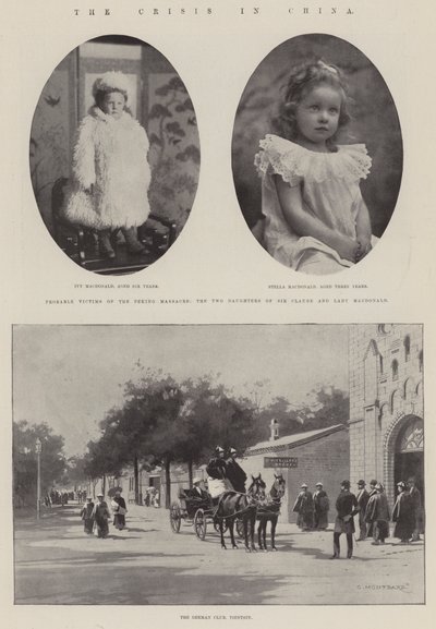 Kryzys w Chinach autorstwa Charles Auguste Loye