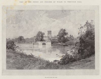 Wizyta księcia i księżnej Walii w Trentham Hall autorstwa Charles Auguste Loye