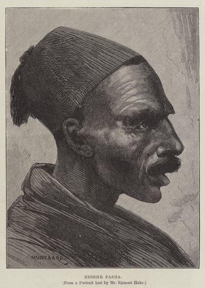 Zebehr Pasha autorstwa Charles Auguste Loye