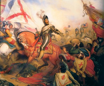 „Król Henryk IV w bitwie pod Ivry”, obraz barona Charlesa von Steuben autorstwa Charles Auguste Steuben