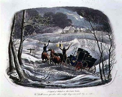 „Sygnał niepokoju, czyli świąteczny gość”, grawerowane przez R.G. Reeve (fl.1811-37) wyd. autorstwa Thomasa McLeana autorstwa Charles B. (after) Newhouse