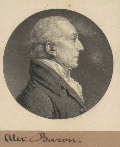Aleksander Baron autorstwa Charles B. J. Févret de Saint Mémin