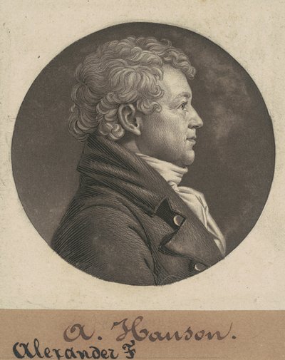 Alexander Contee Hanson autorstwa Charles B. J. Févret de Saint Mémin