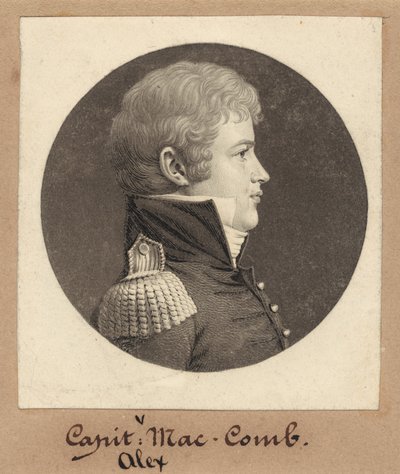 Alexander Macomb, Jr. autorstwa Charles B. J. Févret de Saint Mémin