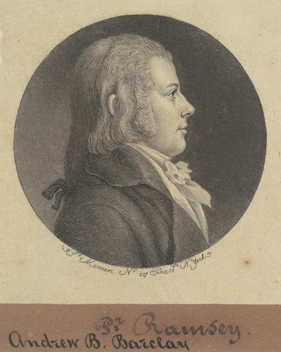 Andrew D. Barclay autorstwa Charles B. J. Févret de Saint Mémin