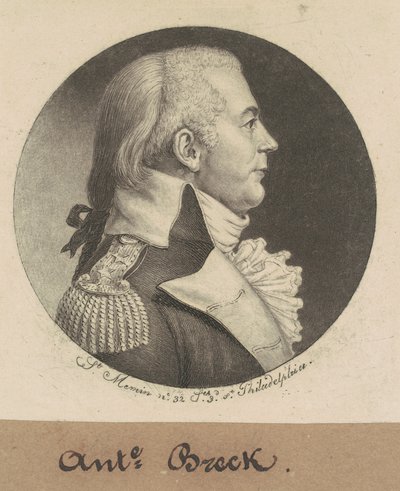 Anthony Breck autorstwa Charles B. J. Févret de Saint Mémin
