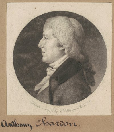Antoniego Chardona autorstwa Charles B. J. Févret de Saint Mémin