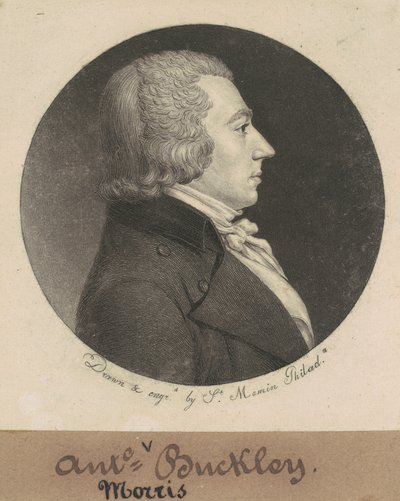 Anthony Morris Buckley autorstwa Charles B. J. Févret de Saint Mémin