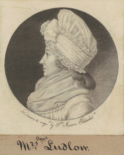 Arabella Duncan Ludlow autorstwa Charles B. J. Févret de Saint Mémin